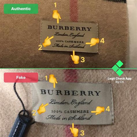 real burberry tag